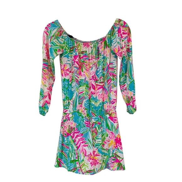 Lilly Pulitzer Lana Skort Romper Pop Up Lilly of the Jungle Stretch Size XXS - Picture 1 of 9